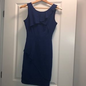 BCBG SIRI blue depth dress